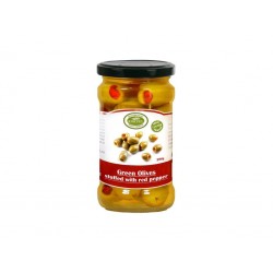 Zelené olivy plněné paprikou 290 g